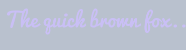 Image with Font Color C9BFF5 and Background Color B9C1CE
